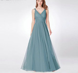 Sweetheart A-line V-neck Sleeveless Bridesmaid Dresses