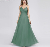 Sweetheart A-line V-neck Sleeveless Bridesmaid Dresses