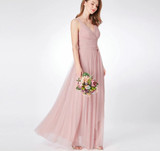 Sweetheart A-line V-neck Sleeveless Bridesmaid Dresses