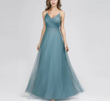 Sweetheart A-line V-neck Sleeveless Bridesmaid Dresses