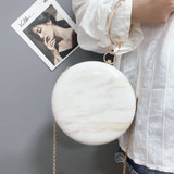 Round Designer Chain Shoulder Bag