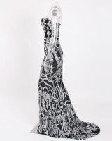 Retro Strapless Sequin Party Dress