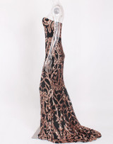 Retro Strapless Sequin Party Dress