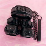 Retro BDSM Adjustable Handcuffs Ankle Cuff