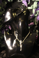 925 Sterling Silver "Mickey Mouse" Love Necklace