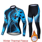 2020 Pro Team Winter Thermal Fleece Cycling Clothes Men Long Sleeve