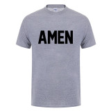 Cotton Short Sleeve Jesus T-Shirt