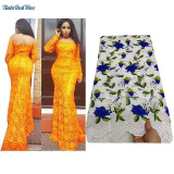 African Lace Dresses for Women Bazin Riche Embroidered Mermaid Long Dress Plus Size African Women Clothing Party Vestidos XG038 African Lace Dresses for Women Bazin Riche Embroidered Mermaid Long Dress Plus Size African Women Clothing Party Vestidos XG038