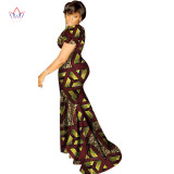 BRW African Dresses Women Summer Dress Long Dress Sexy Maxi Dresses Bazin Riche African Print Clothing Dashiki Clothes WY1388 BRW African Dresses Women Summer Dress Long Dress Sexy Maxi Dresses Bazin Riche African Print Clothing Dashiki Clothes WY1388