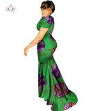 BRW African Dresses Women Summer Dress Long Dress Sexy Maxi Dresses Bazin Riche African Print Clothing Dashiki Clothes WY1388 BRW African Dresses Women Summer Dress Long Dress Sexy Maxi Dresses Bazin Riche African Print Clothing Dashiki Clothes WY1388