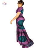 BRW African Dresses Women Summer Dress Long Dress Sexy Maxi Dresses Bazin Riche African Print Clothing Dashiki Clothes WY1388 BRW African Dresses Women Summer Dress Long Dress Sexy Maxi Dresses Bazin Riche African Print Clothing Dashiki Clothes WY1388