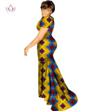 BRW African Dresses Women Summer Dress Long Dress Sexy Maxi Dresses Bazin Riche African Print Clothing Dashiki Clothes WY1388 BRW African Dresses Women Summer Dress Long Dress Sexy Maxi Dresses Bazin Riche African Print Clothing Dashiki Clothes WY1388