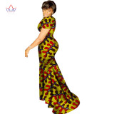 BRW African Dresses Women Summer Dress Long Dress Sexy Maxi Dresses Bazin Riche African Print Clothing Dashiki Clothes WY1388 BRW African Dresses Women Summer Dress Long Dress Sexy Maxi Dresses Bazin Riche African Print Clothing Dashiki Clothes WY1388