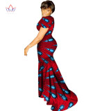 BRW African Dresses Women Summer Dress Long Dress Sexy Maxi Dresses Bazin Riche African Print Clothing Dashiki Clothes WY1388 BRW African Dresses Women Summer Dress Long Dress Sexy Maxi Dresses Bazin Riche African Print Clothing Dashiki Clothes WY1388