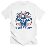Short Sleeve Cotton God Faith T-shirt
