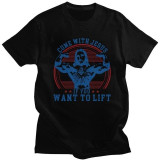 Short Sleeve Cotton God Faith T-shirt