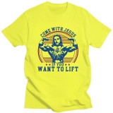 Short Sleeve Cotton God Faith T-shirt