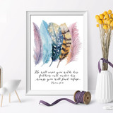 Christian Quotes Home Decor Wall Canvas