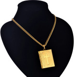Christian Bible Book Pendant Necklaces