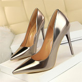 BIGTREE Women Pumps Shoes New Patent Leather Fashion Women Sexy High Heels Shoes Office Shoes Women's Wedding Shoes Party BIGTREE Women Pumps Shoes New Patent Leather Fashion Women Sexy High Heels Shoes Office Shoes Women's Wedding Shoes Party