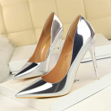 BIGTREE Women Pumps Shoes New Patent Leather Fashion Women Sexy High Heels Shoes Office Shoes Women's Wedding Shoes Party BIGTREE Women Pumps Shoes New Patent Leather Fashion Women Sexy High Heels Shoes Office Shoes Women's Wedding Shoes Party