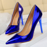BIGTREE Women Pumps Shoes New Patent Leather Fashion Women Sexy High Heels Shoes Office Shoes Women's Wedding Shoes Party BIGTREE Women Pumps Shoes New Patent Leather Fashion Women Sexy High Heels Shoes Office Shoes Women's Wedding Shoes Party