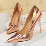 BIGTREE Women Pumps Shoes New Patent Leather Fashion Women Sexy High Heels Shoes Office Shoes Women's Wedding Shoes Party BIGTREE Women Pumps Shoes New Patent Leather Fashion Women Sexy High Heels Shoes Office Shoes Women's Wedding Shoes Party