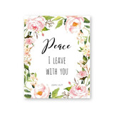 Bible Verse Christian Wall Art Canvas