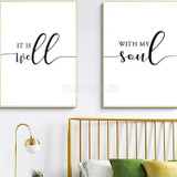 Bible Verse Christian Wall Art Canvas
