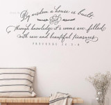 Built Christian Scripture Wall Sticker