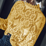 Band Collar  Decorative Lace  Lace Plain  Blouses Band Collar  Decorative Lace  Lace Plain  Blouses