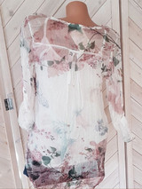 Floral Printed  Long Sleeve Blouses Floral Printed  Long Sleeve Blouses