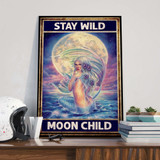 Stay Wild Moon Child Mermaid Poster Stay Wild Moon Child Mermaid Poster