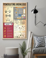 Powerlifting knowledge Vertical Poster
