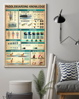Paddleboarding Knowledge Vertical Poster