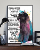 Bouvier des Flandres Today Is A Good Day Vertical Poster