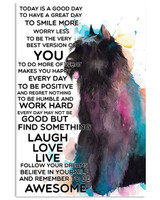 Bouvier des Flandres Today Is A Good Day Vertical Poster