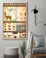 Alpaca Knowledge Vertical Poster