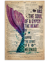 Mermaid The Soul Of The Gypsy Vertical Poster