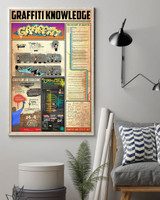 Graffiti knowledge Vertical Poster