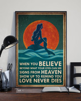 Mermaid Love Never Dies Vertical Poster