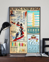 SURFING KNOWLEDGE Vertical Poster