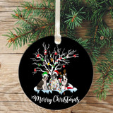 BOSTON TERRIER CHRISTMAS ORNAMENT