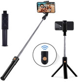 YTOM Selfie Stick, 3 in 1 Extendable Selfie Stick Tripod with Detachable Bluetooth Wireless Remote Phone Holder For smartphone