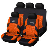 AUTOYOUTH Car Seat Covers Full Set Car Seat Protector Auto Seat Covers Polyester Fabric Universal Fits Most Cars Covers Orange AUTOYOUTH Car Seat Covers Full Set Car Seat Protector Auto Seat Covers Polyester Fabric Universal Fits Most Cars Covers Orange