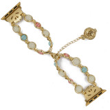 Luminous Bracelet Strap for apple watch 44 mm 40mm women Watchband for apple watch strap 42mm 38mm band Jewelry iwatch Accessory