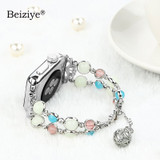 Luminous Bracelet Strap for apple watch 44 mm 40mm women Watchband for apple watch strap 42mm 38mm band Jewelry iwatch Accessory