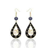 Hawaiian Pearl Leaf Long Drop Earrings Fashion Jewelry 2020 for Women Trendy Dangle Hangling Earring Earing Wholesale Price