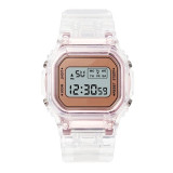 Luxury Women's Rose Gold Silicone Watches Women Fashion LED Digital Clock Casual Ladies Electronic Watch Reloj Mujer 2020