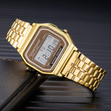 Luxury Women's Rose Gold Silicone Watches Women Fashion LED Digital Clock Casual Ladies Electronic Watch Reloj Mujer 2020